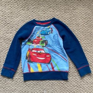 Hard to Find Pixar Cars Lightning McQueen Sweatshirt-Size 4